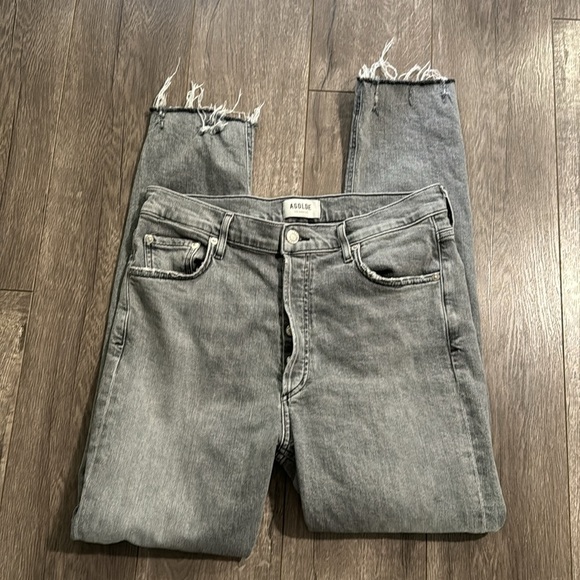 AGOLDE Nico High Rise Slim jeans in Risk 30 - Picture 9 of 10